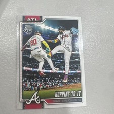 Topps 2026 Series 1 #118 Ronald Acuña Jr. Marcell Ozuna Atlanta Braves Base Card