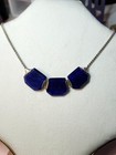 SIGNED SILPADA 925 Sterling Silver Lapis Lazuli Blue Grotto 35g Necklace N3024 — photo 9