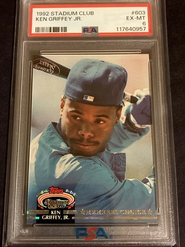 1992 Topps Stadium Club Members Choice Ken Griffey Jr. PSA 6 Ex-Mint