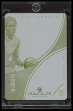 2012-13 Panini Immaculate Jae Crowder Printing Plate Yellow 1/1 Insignias #37