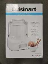 Cuisinart ICE-21P1 Frozen Yogurt & Ice Cream  Sorbet Maker Makes up to 1.5 quart