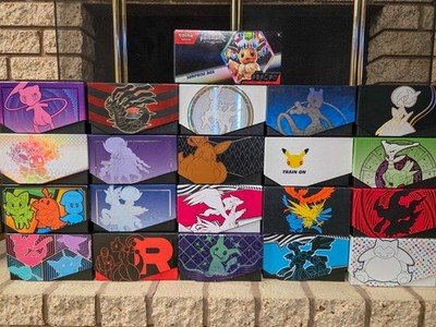 Pokemon collection box- graded cards - 350+ cards, V, EX, Promo, Code Cards+more  | eBay