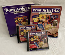 Vintage Print Artist 4.0 Platinum 4 CDs for PC  Manuals by Sierra Home