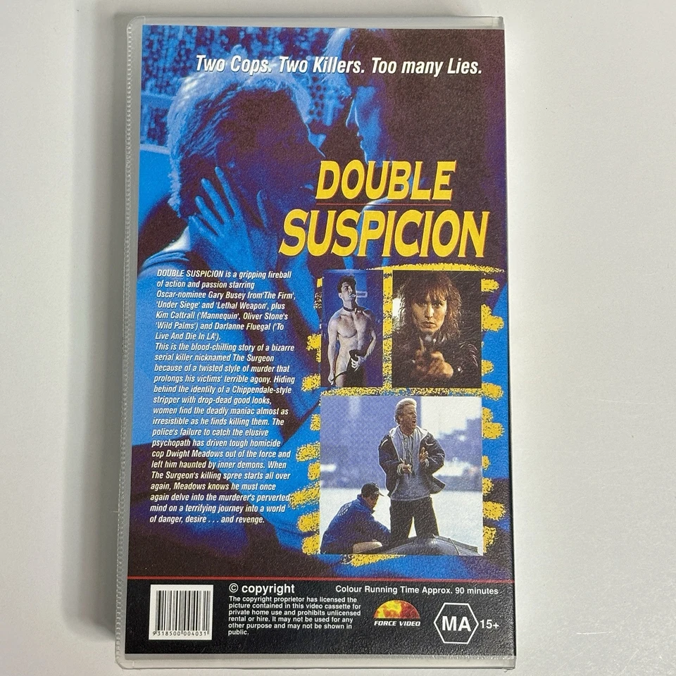Double Suspicion VHS Brand New Sealed Tape Tracked Postage - Image 2 of 4