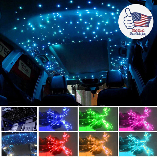 500pc Car Home Headliner Star Light kit Roof Twinkle Ceiling Lights Fiber Optic - Picture 4 of 21