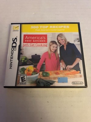 America's Test Kitchen: Let's Get Cooking (Nintendo DS, 2010) (New/Sealed)
