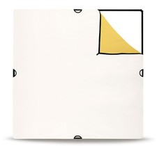 Westcott 72 x 72in. Large Scrim Jim Gold / White Reflector Fabric Only 