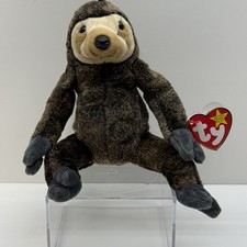 Ty Beanie Baby - SLOWPOKE the Sloth MWMTs Plush Stuffed Sloth