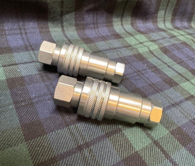 2 - Hydraulic Coupler 1/4 NPT ISO 5675 CEKER Quick Connect Pioneer Style