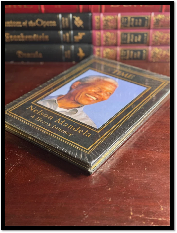 Nelson Mandela A Hero's Journey New Sealed Easton Press Leather Bound Hardback - Image 3 of 4