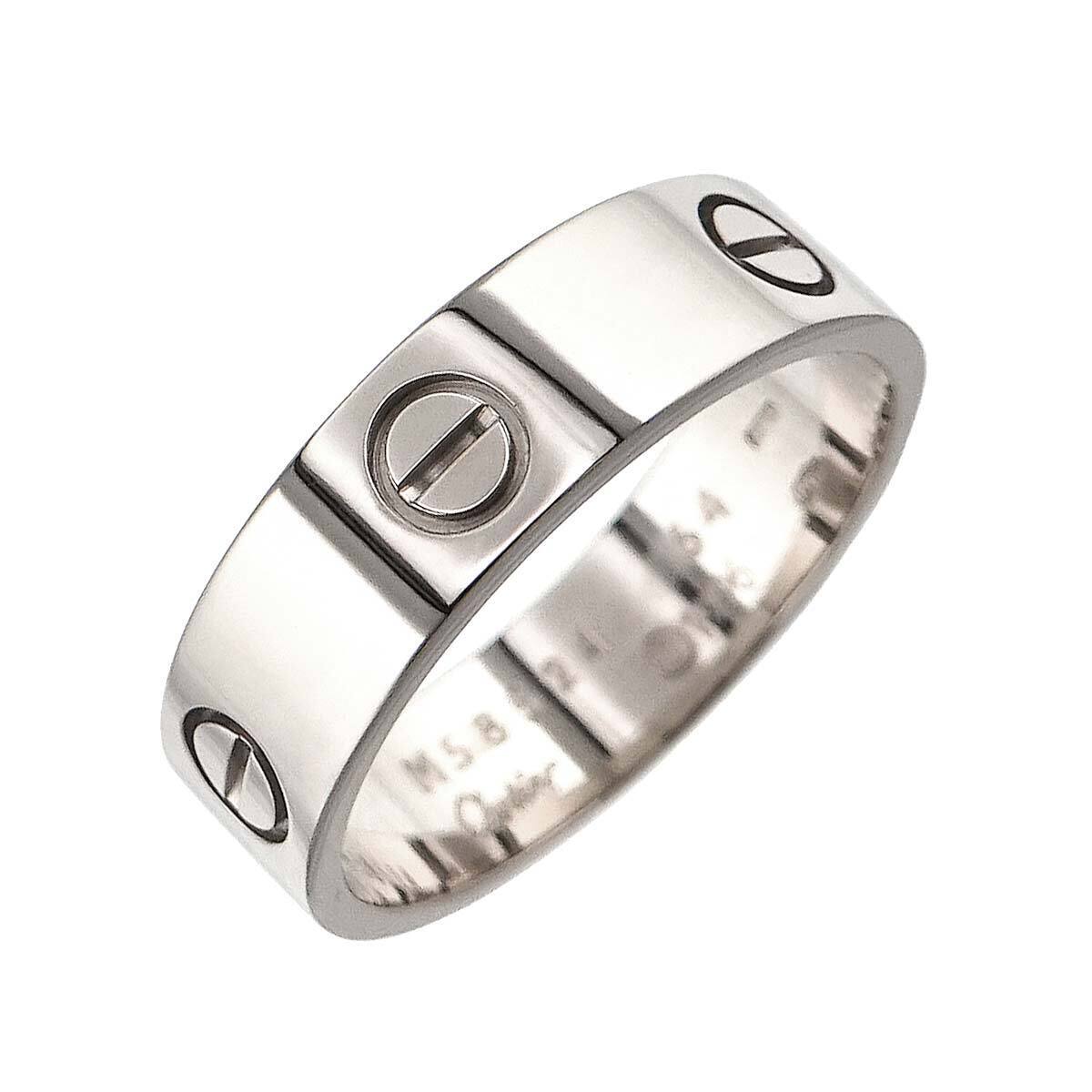 Cartier Love Ring 18K White Gold 750 size64 10.25(US Cartier Love Ring 18K White Gold 750 size64 10.25(US