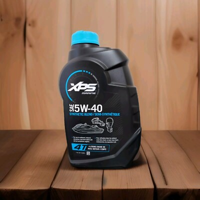 XPS Marine/BRP/Seadoo SAE 5W-40 Synthetic Blend 1 Quart 4 Stroke Oil, P#779434