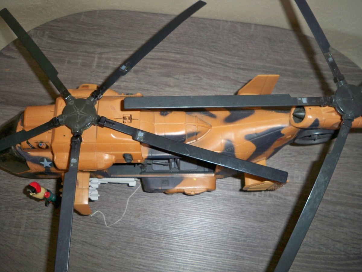 GI Joe Tomahawk 1986 Vintage NEAR Complete Lift Ticket Pilot