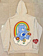 Care Bears Pullover Graphic Hoodie Women's Sweatshirt-CHOOSE SIZE-NWT-Fast Ship 