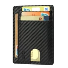 Minimal Design Sleek Aluminum Wallet for Men RFID Blocking Credit Card Holder
