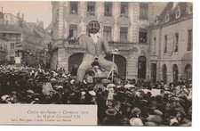 CHALON SUR SAONE - Saône & Loire - CPA 71 - Carnaval 1913 - Char S.M. Carnaval