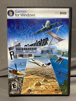 Microsoft Flight Simulator X for Windows with Key (PC, 2006)