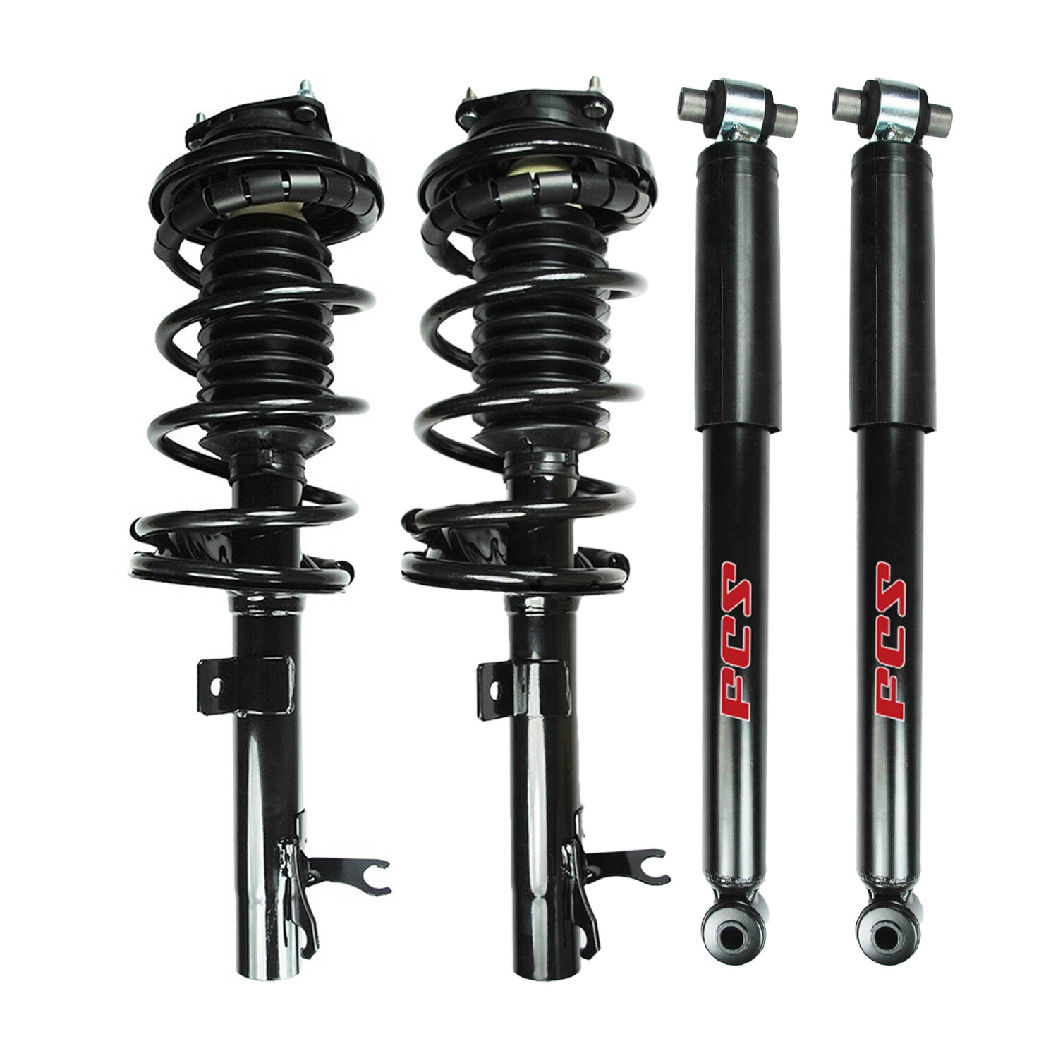 FCS Front Suspension Struts and Rear Shock Absorbers Kit For Focus 2000-2005