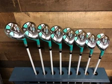 DEMO PETITE Womens Majek Golf Seafoam Teal Ladies Hybrid Set 4-SW 848-MFL2