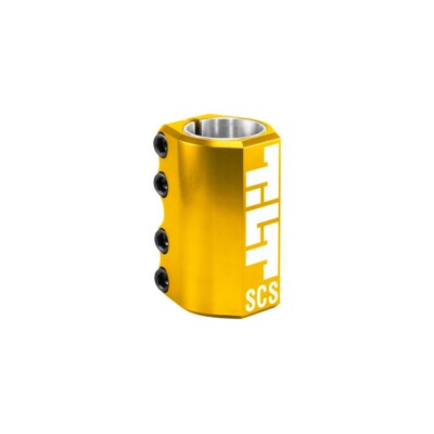 TILT CLASSIC SCS SCOOTER CLAMP - 4 BOLT - GOLD