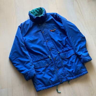 vintage berghaus outdoor white heat jacket 