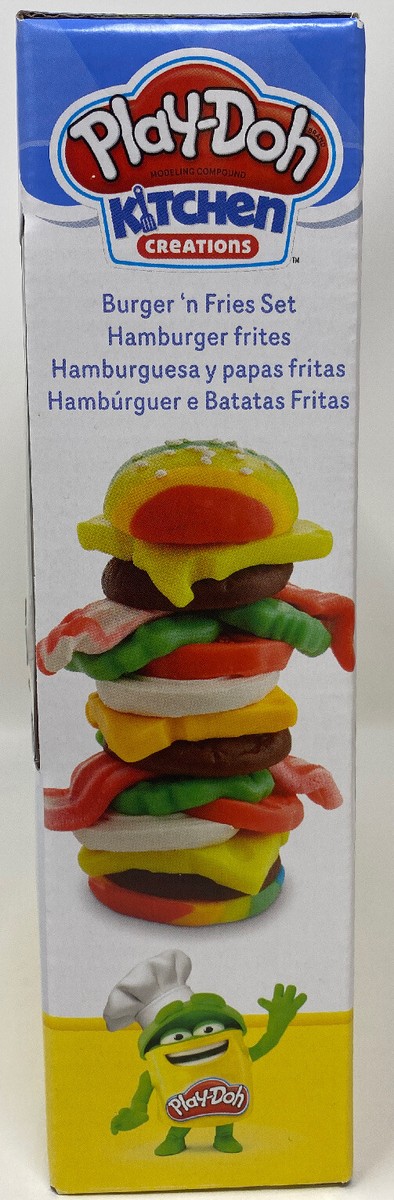 Hasbro Play-Doh Modeling Compound Kitchen Creations- Burger 'n Fries Set