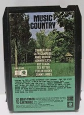 Music Country Compilation 8 Track Cartridge Tape Vintage UNTESTED 8XL-6939