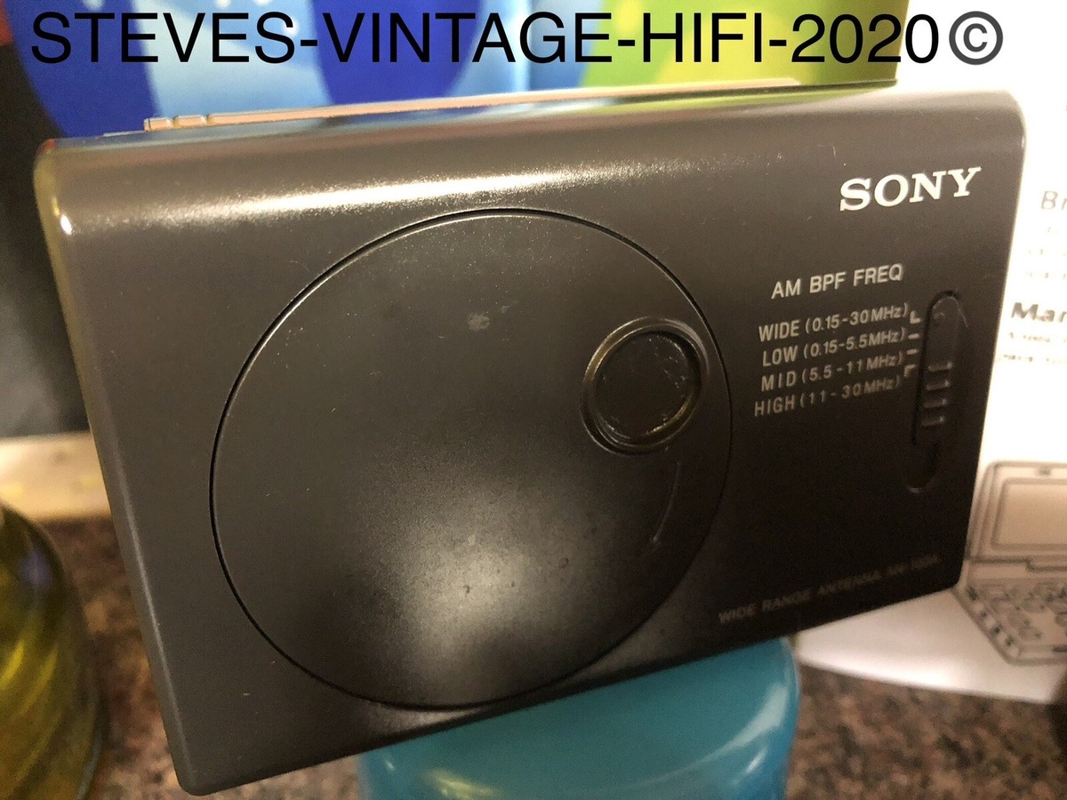 Sony ICF-SW100S World Band Receiver - Antenna + Earphones + AC N