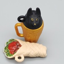 MONSTER HIGH G3 CLEO DE NILE ANUBIS EGYPTIAN DRINK CUP BURRITO ACCESSORY 2 PC
