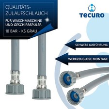 tecuro Zulaufschlauch, gerade, für Waschmasc...