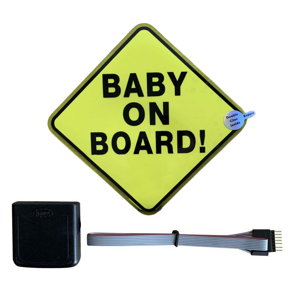 baby on board-Yellow