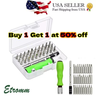 Small Repair Screwdriver Set with Case Precision Mini TORX Tool Magnetic Kits US