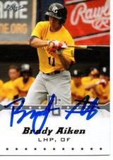 Brady Aiken 2013 Leaf Perfect Game Signed Card