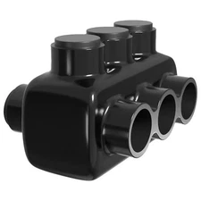 OHLECTRIC Insulated Wire Connector 3 Port Dual Side Entry for 2-14 Wire Range...