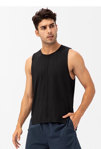 Men Stretch Vest Running Quick Dry Summer Fitness Breathable Gym Sports Tops - Picture 11 of 16