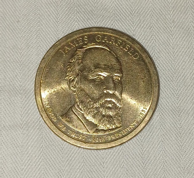 James Garfield US Presidential Dollar Coin | eBay
