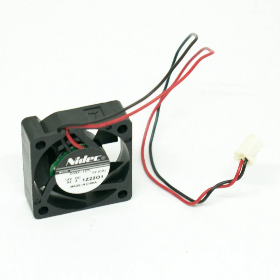 1pc Nidec D03X-12TL 30x30x10mm 3010 12V 0.4A 2pin 5 Blades DC Brushless Fan - Image 3 of 4