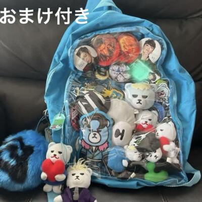 BIGBANG transparente Tasche Plüsch Abzeichen Fun Deals T.O.P V.I selten von JPN