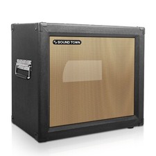 Sound Town 1 x 12" Empty Open-back Guitar Speaker Cabinet GUC112OBBK-EC 