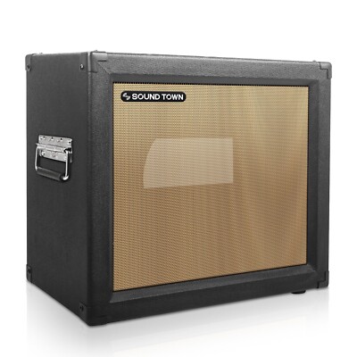 Sound Town 1 x 12'' Empty Open-back Guitar Speaker Cabinet (GUC112OBBK-EC)