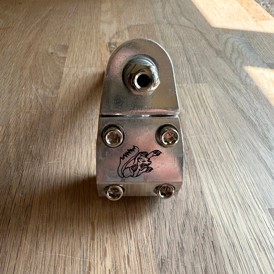 BMX Bike Quill Stem 22.2mm Mongoose Freestyle Mid School Stem Chrome Silver - Image 2 of 4