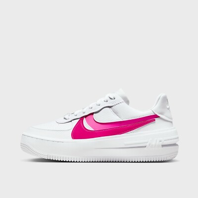 Nike Air Force PLT.AF.ORM Platform Damen White Weiß Pink Fireberry 37,5 Neu