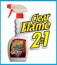 IMPERIAL CLEAR FLAME 2 in 1 Glass  Masonry Cleaner 16oz TOUGH ON SOOT  KK0047