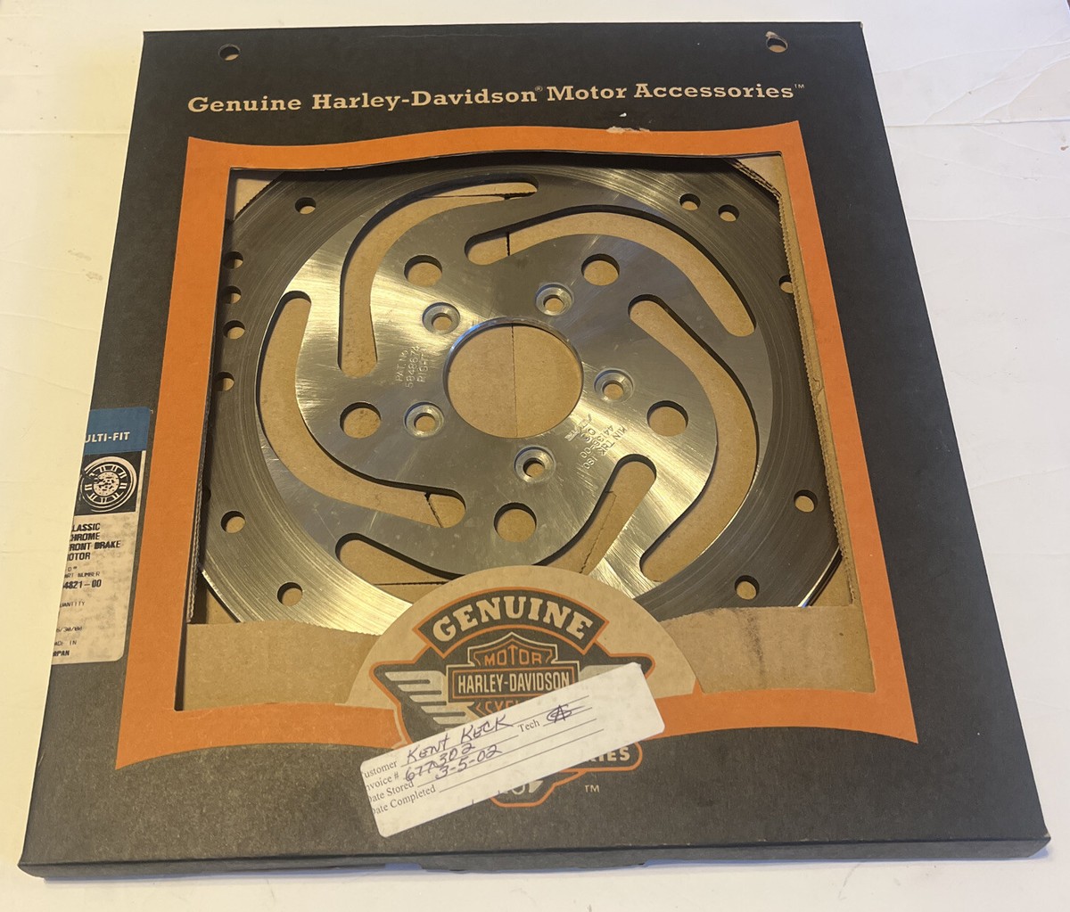 ハーレー　純正ブレーキ OEM # 44821-00 Harley-Davidson Kit Brake Disc Front Right | eBay
