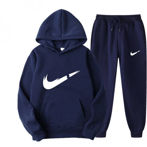 NEW Mens Casual Tracksuits Set Sports Hoodies Sweatpants Outfit Hooded Sweatsuit - Picture 21 of 35