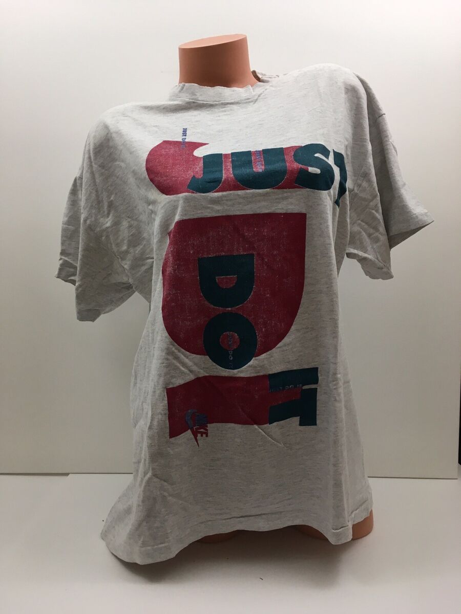 Vintage 90s Nike Just Do It T-shirt Single Stitch Gray Tag Vintage 90s Nike Just Do It T-shirt Single Stitch Gray Tag