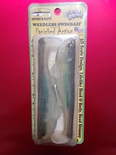 Optimum Boom Boom Weedless 6'' Swimbait Fishing Lure Ghost Rider - 6BBWLS561