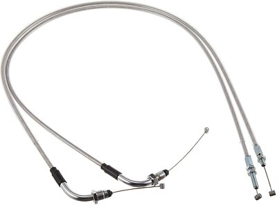 KITACO Throttle cable Normal length Stainless mesh GROM 905-1432300