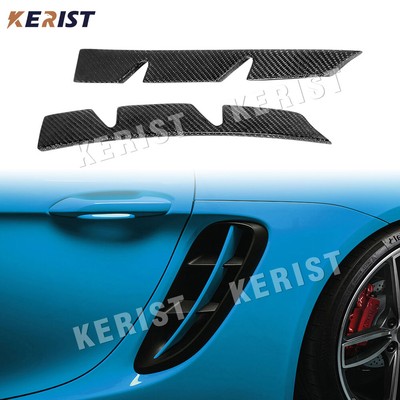 718 Carbon Fiber Side Air Vents Trim Strip for Porsche 718 Boxster Cayman 2017up