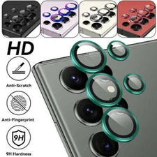 For Samsung Galaxy S25 S24 S23 S22 Ultra 5G Metal Rings Camera Lens Protector